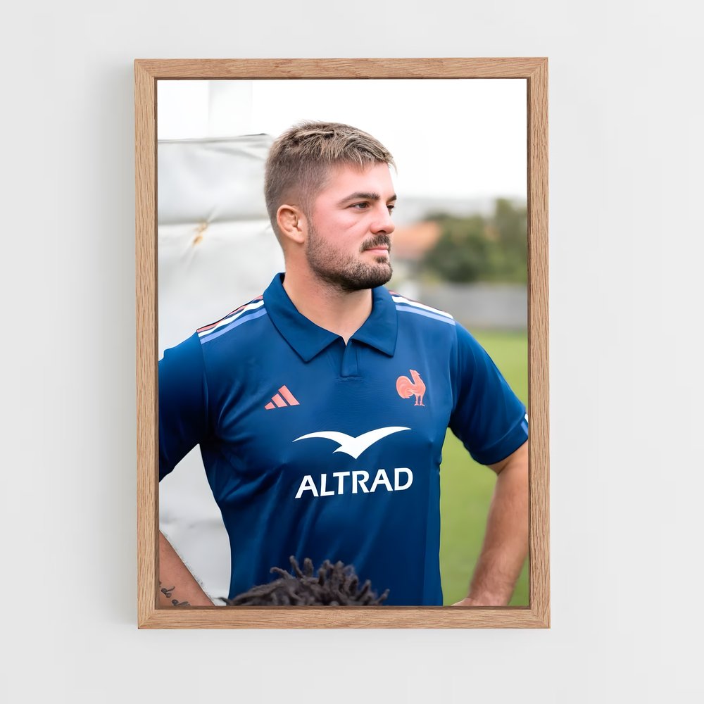 Poster Gregory alldritt soignée – affiche Rugby (vue 4)